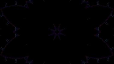 Soyut arka plan hareket eden çizgiler ve parlayan ışık noktaları. Çemberlerle canlandırma