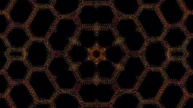 Soyut arka plan hareket eden çizgiler ve parlayan ışık noktaları. Çemberlerle canlandırma