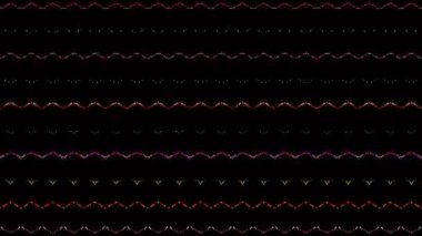 Siyah arkaplandaki renkli çizgilerle ince hareketleri düzenleyen, parıldayan, parlak güzel videolar.