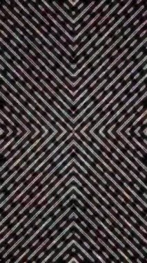 3D soyut parlak çizgiler, dalga, renkli, siyah arkaplan