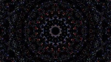 soyut çizgiler merkezde parlayan renkli ışık, siyah arkaplan