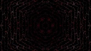 Soyut arka plan hareket eden çizgiler ve parlayan ışık noktaları. Çemberlerle canlandırma