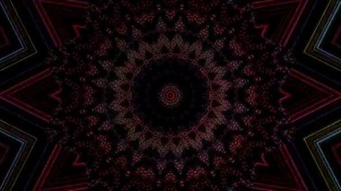 Soyut arka plan hareket eden çizgiler ve parlayan ışık noktaları. Çemberlerle canlandırma