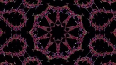 Soyut arka plan hareket eden çizgiler ve parlayan ışık noktaları. Çemberlerle canlandırma