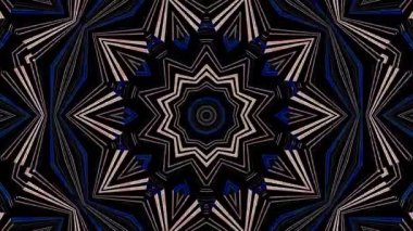 Soyut arka plan hareket eden çizgiler ve parlayan ışık noktaları. Çemberlerle canlandırma