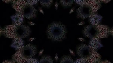 Soyut arka plan hareket eden çizgiler ve parlayan ışık noktaları. Çemberlerle canlandırma