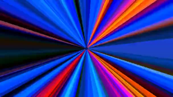 Animation Beautiful Video Colorful Abstract Bright Light Energy Smooth Lines — Stock Video