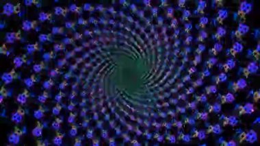 3D animasyon güzel video renkli soyut parlak ışık enerjisi 4K düz çizgi dalgaları siyah arkaplan üzerinde parıldayan ışık etkisi