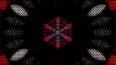 Soyut arka plan hareket eden çizgiler ve parlayan ışık noktaları. Çemberlerle canlandırma