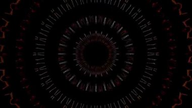 Soyut arka plan hareket eden çizgiler ve parlayan ışık noktaları. Çemberlerle canlandırma