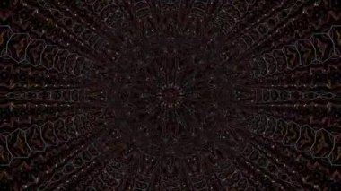 Soyut arka plan hareket eden çizgiler ve parlayan ışık noktaları. Çemberlerle canlandırma