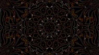 soyut çizgiler merkezde parlayan renkli ışık, siyah arkaplan