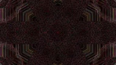 Soyut arka plan hareket eden çizgiler ve parlayan ışık noktaları. Çemberlerle canlandırma