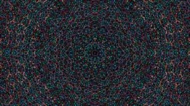 soyut çizgiler merkezde parlayan renkli ışık, siyah arkaplan