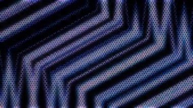 3D soyut parlak çizgiler, dalga, renkli, siyah arkaplan