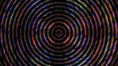 soyut çizgiler merkezde parlayan renkli ışık, siyah arkaplan