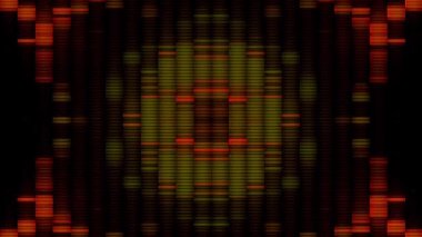 soyut çizgiler merkezde parlayan renkli ışık, siyah arkaplan