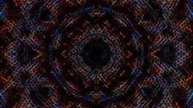 Soyut arka plan hareket eden çizgiler ve parlayan ışık noktaları. Çemberlerle canlandırma