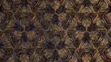 3D soyut parlak çizgiler, dalga, renkli, siyah arkaplan