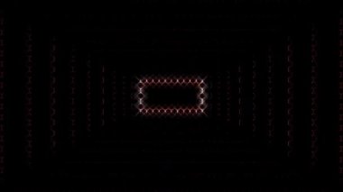 Siyah arkaplandaki renkli çizgilerle ince hareketleri düzenleyen, parıldayan, parlak güzel videolar.