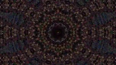 3D soyut parlak çizgiler, dalga, renkli, siyah arkaplan