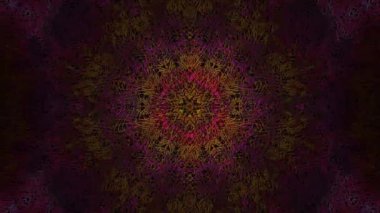 3D animasyon güzel video renkli soyut parlak ışık enerjisi 4K düz çizgi dalgaları merkezde yuvarlak ışık efekti, siyah arkaplan