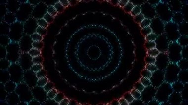 soyut çizgiler merkezde parlayan renkli ışık, siyah arkaplan