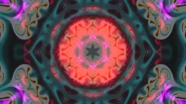 soyut çizgiler merkezde parlayan renkli ışık, siyah arkaplan