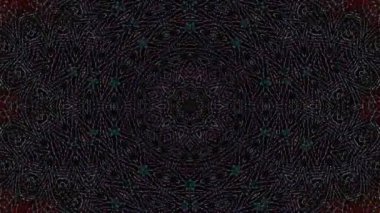 Soyut arka plan hareket eden çizgiler ve parlayan ışık noktaları. Çemberlerle canlandırma