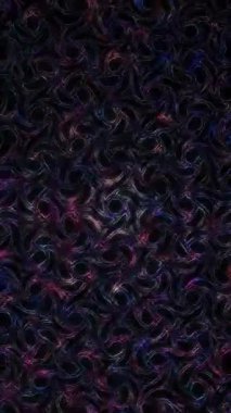 güzel dikey video portresi soyut çizgiler renkli ışık merkezde parlıyor, siyah arkaplan