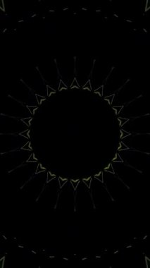 Soyut arka plan hareket eden çizgiler ve parlayan ışık noktaları. Çemberlerle canlandırma