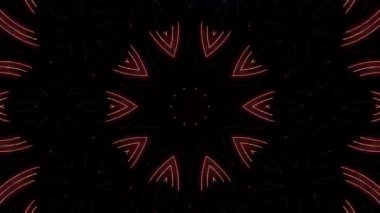 soyut çizgiler merkezde parlayan renkli ışık, siyah arkaplan