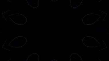 soyut çizgiler merkezde parlayan renkli ışık, siyah arkaplan