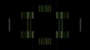 Siyah arkaplandaki renkli çizgilerle ince hareketleri düzenleyen, parıldayan, parlak güzel videolar.