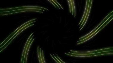 soyut çizgiler merkezde parlayan renkli ışık, siyah arkaplan