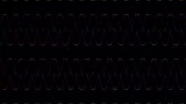 Siyah arkaplandaki renkli çizgilerle ince hareketleri düzenleyen, parıldayan, parlak güzel videolar.