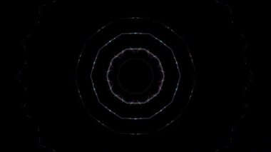 soyut çizgiler merkezde parlayan renkli ışık, siyah arkaplan