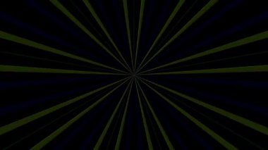 3D soyut parlak çizgiler, dalga, renkli, siyah arkaplan