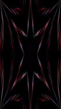 Siyah arkaplandaki renkli çizgilerle ince hareketleri düzenleyen, parıldayan, parlak güzel videolar.