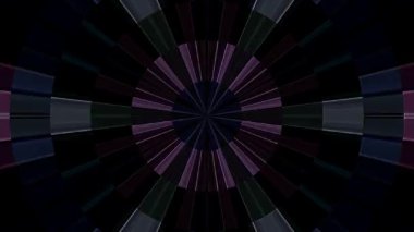 Soyut arka plan hareket eden çizgiler ve parlayan ışık noktaları. Çemberlerle canlandırma