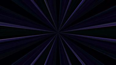 3D soyut parlak çizgiler, dalga, renkli, siyah arkaplan