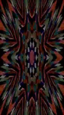 3D soyut parlak çizgiler, dalga, renkli, siyah arkaplan