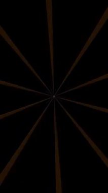 3D soyut parlak çizgiler, dalga, renkli, siyah arkaplan