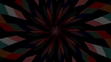 3D parlak çizgiler, dalga hareketini ayarlayın, renk dolu, siyah arkaplan üzerinde