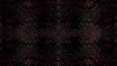 Siyah arkaplandaki renkli çizgilerle ince hareketleri düzenleyen, parıldayan, parlak güzel videolar.