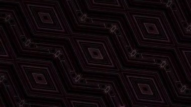 Siyah arkaplandaki renkli çizgilerle ince hareketleri düzenleyen, parıldayan, parlak güzel videolar.