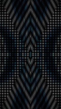 3D soyut parlak çizgiler, dalga, renkli, siyah arkaplan