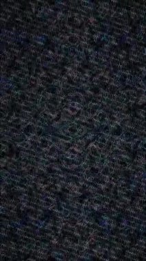 3D soyut parlak çizgiler, dalga, renkli, siyah arkaplan