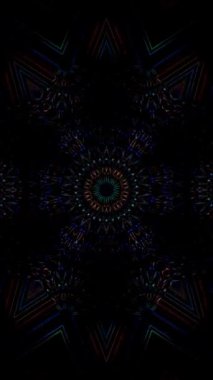 3D animasyon dikey güzel video renkli soyut parlak ışık enerjisi 4K düz çizgiler arkaplan için parıldayan ışık efekti