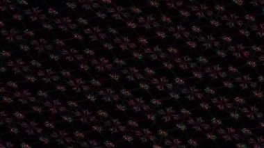 3D animation vertical beautiful video colorful abstract bright light energy 4K of smooth lines waves glittering light effect on black background